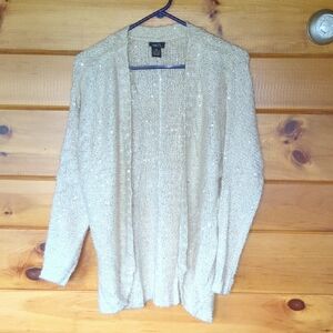 Rue 21 Women's Cream Cardigan Sweater